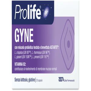Prolife - Gyne 20 capsule con miscela probiotica testata e brevettata astarte