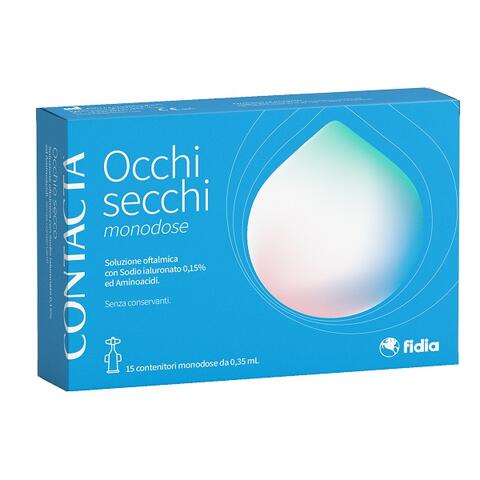 Contacta - Occhi secchi monodose 15 contenitori monodose da 0,35 ml