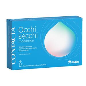 Contacta - Occhi secchi monodose 15 contenitori monodose da 0,35 ml
