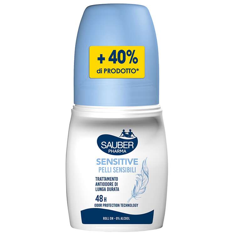 Sauber - Deo 48h sensitive pelli sensibili roll on 70 ml
