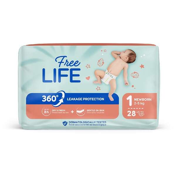 Freelife sirius newborn - Freelife sirius pannolini newborn 28 pezzi