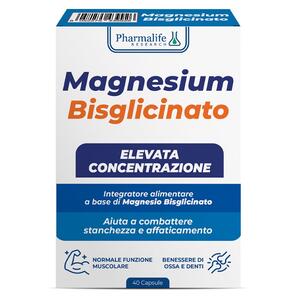 Pharmalife research - Magnesium bisglicinato 40 capsule senza glutine