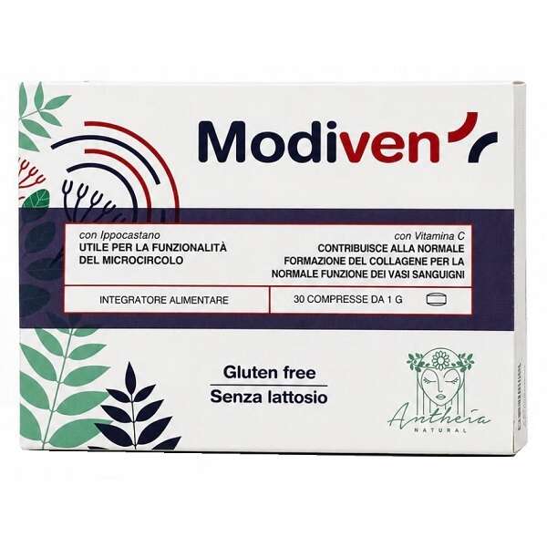 Modiven - 30 compresse senza glutine e lattosio