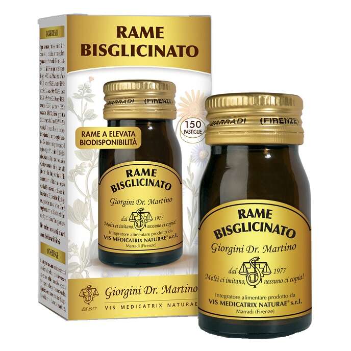 Giorgini - Rame bisglicinato 150 pastiglie da 200 mg