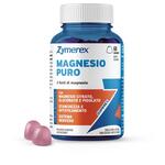 Zymerex - Magnesio puro 60 gummies gusto ciliegia con edulcoranti senza zuccheri senza glutine senza lattosio