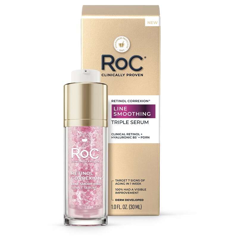 Roc retinol correxion line - Smoothing siero viso tripla azione 30 ml