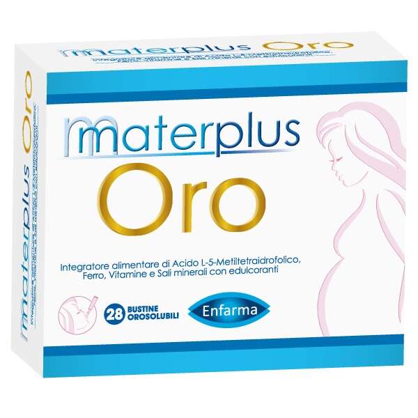 Materplus oro - 28 bustine orosolubili da 1,8 g con edulcoranti