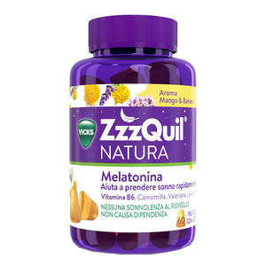 Vicks - Zzzquil natura mango & banana 60 pastiglie gommose