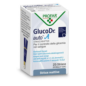 Profar - Gluco dr auto glicemia 25 strisce