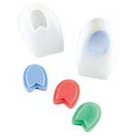 Coppia di tallonette con 3 livelli di durezza - Tallonette aurafix con 3 livelli di durezza s 2 pezzi