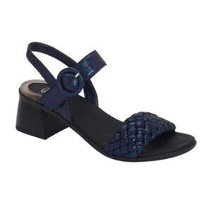 Promenade 2 bands - Calzatura promenade laminated microfibre woman navy blue tecnologia gelactiv materiale microfibra laminata fodera tomaia similpelle fodera sottopiede microfibra 35 ss22