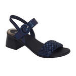 Promenade 2 bands - Calzatura promenade laminated microfibre woman navy blue tecnologia gelactiv materiale microfibra laminata fodera tomaia similpelle fodera sottopiede microfibra 35 ss22