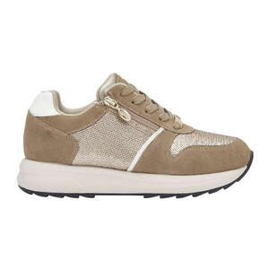 Scholl's - Beverly zip sequins+suede stivale woman gold 37