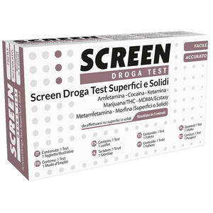 Screen italia - Screen droga test 7 droghe su superfici solidi o polveri