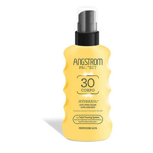 Angstrom - Protect hydraxol latte spray solare protezione 30 175 ml