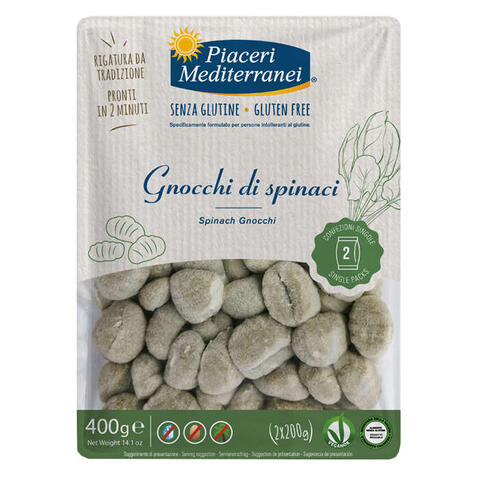 Piaceri meditteranei - Piaceri mediterranei gnocchi di spinaci 400 g