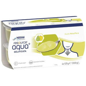 Nestle' - Resource aqua acqua gelificata+applepear cup 6 4x125 g