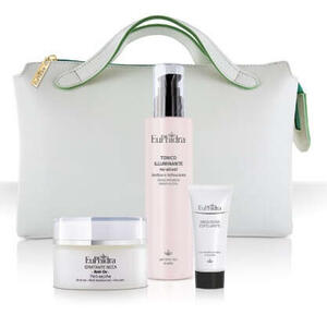 Euphidra - Personal hydra system crema idratante antiox ricca 40 ml + tonico illuminante 200 ml + maschera esfoliante 20 ml