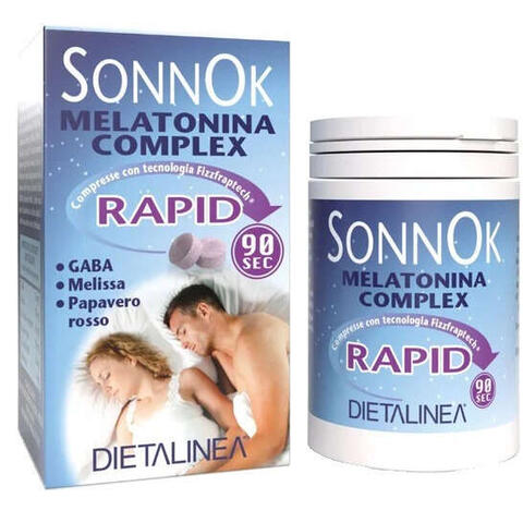 Melatonina complex rapid - Dietalinea sonnok melatonina rapid 60 compresse