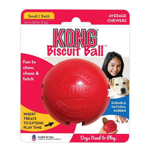 Pet village - Kong small biscuit ball 1 pezzo