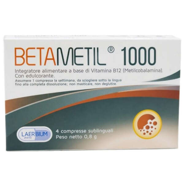Betametil 1000 - 4 compresse sublinguali