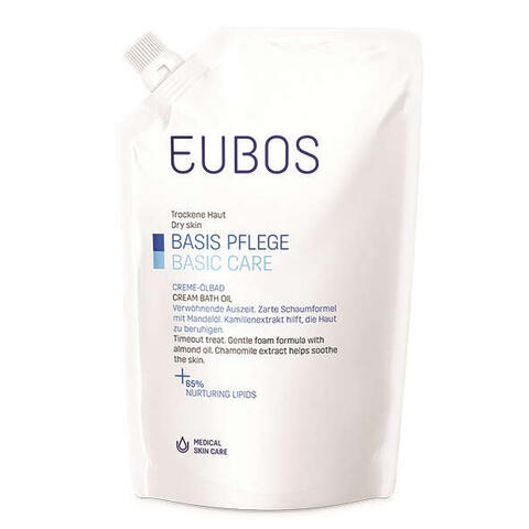 Eubos - Olio bagno ricarica 400 ml