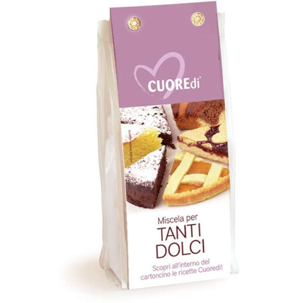 Cuore di miscela per tanti dolci - Cuoredi miscela tanti dolci senza glutine 400 g