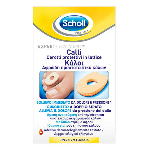 Scholl's - Cerotto protettivo per calli scholl in lattice 9 pezzi