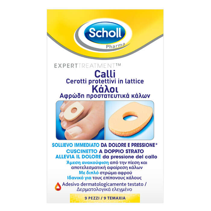 Scholl's - Cerotto protettivo per calli scholl in lattice 9 pezzi