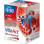 F&f - Vita act ferro+vitamina c 60 capsule