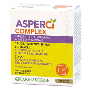 Farmaderbe - Asper ci complex 20 stick pack effervescenti 4,4 g