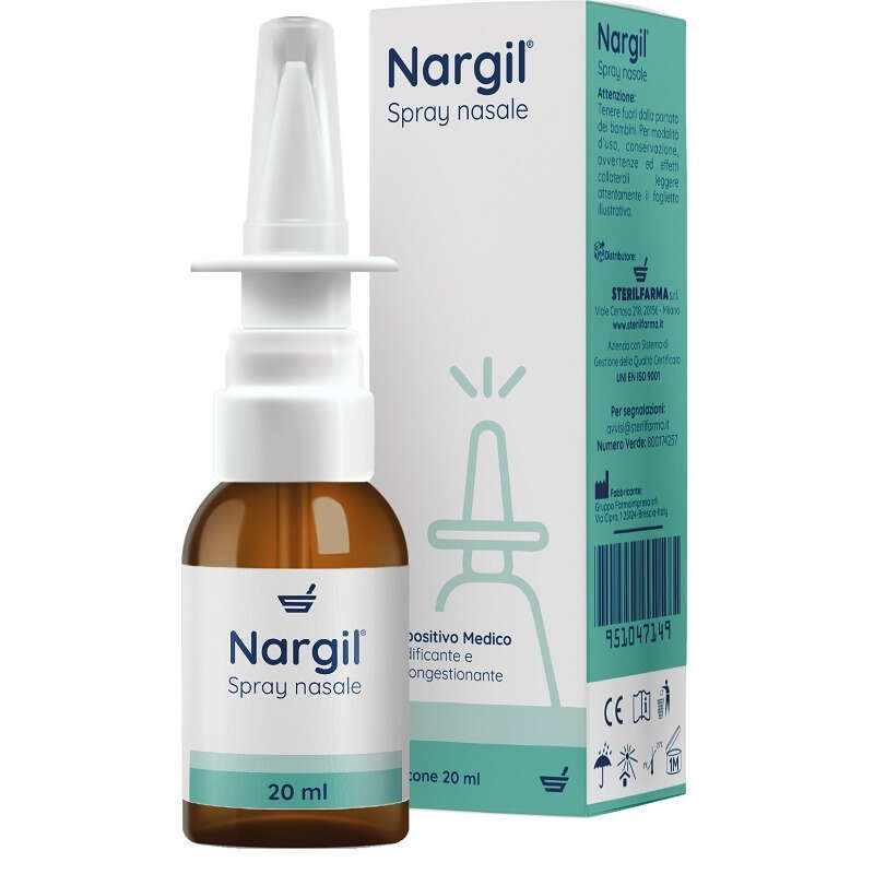 Nargil spray nasale - Spray nasale nargil 20 ml