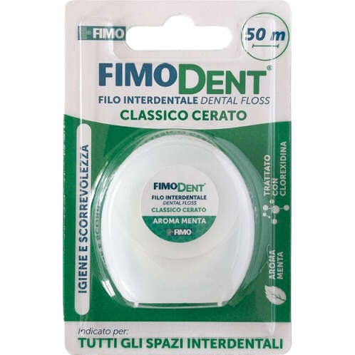 Fimo - Dent filo interdentale cerato 50m