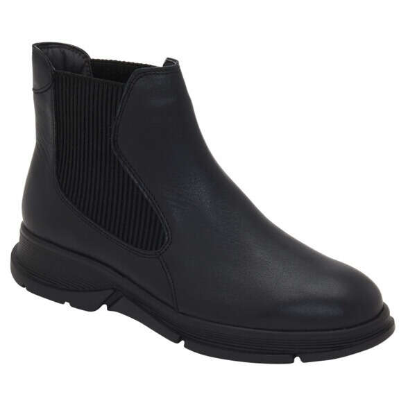 Scholl's - Calzatura york elastic leather woman black pelle 41