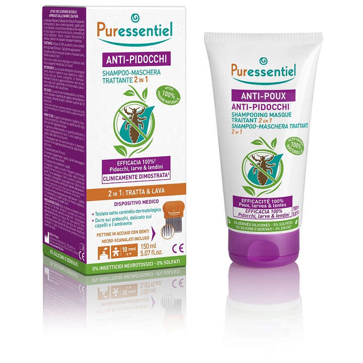 Puressentiel - Shampoo trattamento pidocchi 150 ml