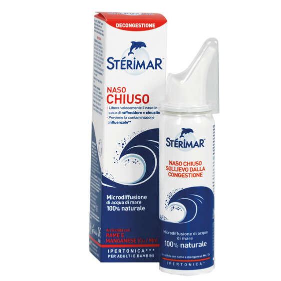 Sterimar - Ipertonico naso chiuso rame e manganese spray 50 ml