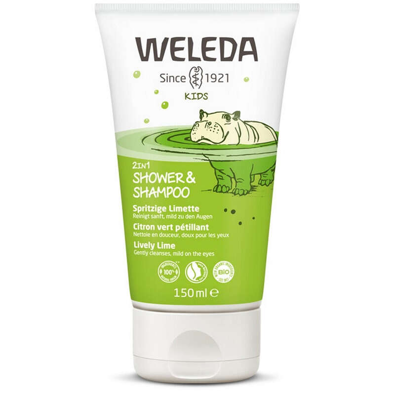 Weleda - 2 in 1 kids shower & shampoo lively lime 150 ml