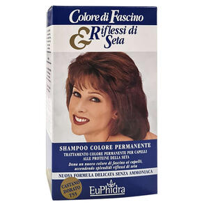 Euphidra - Colore di fascino & riflessi di seta shampoo colore permanente 55 castano dorato 120 ml