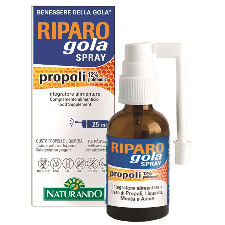 Naturando - Riparo gola spray 25 ml