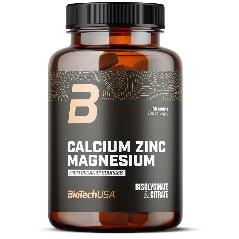 Biotechusa - Calcium zinc magnesium 90 compresse