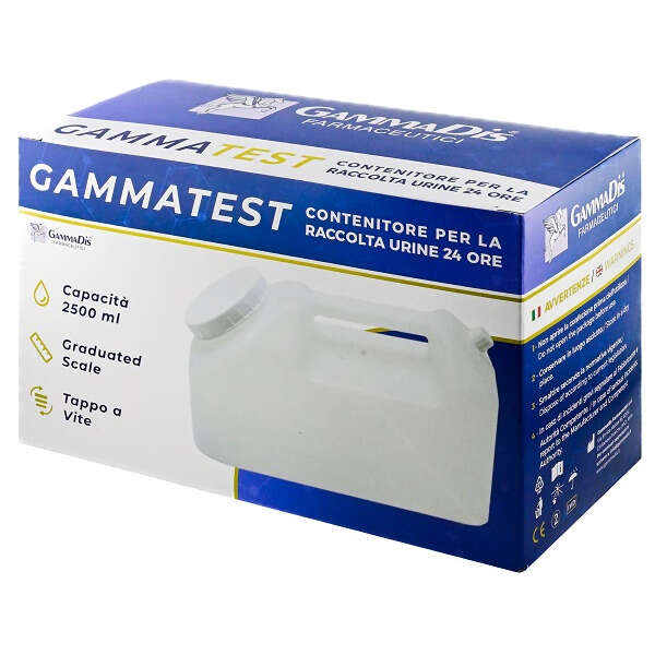 Gammadis - Contenitore sterile per la raccolta urina gammasi 24h 2500 ml