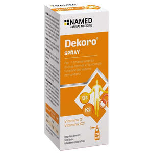 Named - Dekoro spray 20 ml senza glutine, naturalmente privo di lattosio