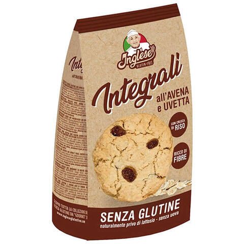 Gaia - Inglese biscotti avena uvetta 300 g