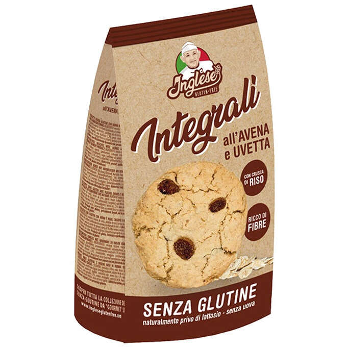 Gaia - Inglese biscotti avena uvetta 300 g