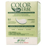 11,0 superschiarente - Color erbe tintura bio superschiarente 11,0 estratti bio 60 ml + attivatore crema 60 ml + shampoo capelli tinti 10 ml + ristrutturante 10 ml + 1 paio guanti
