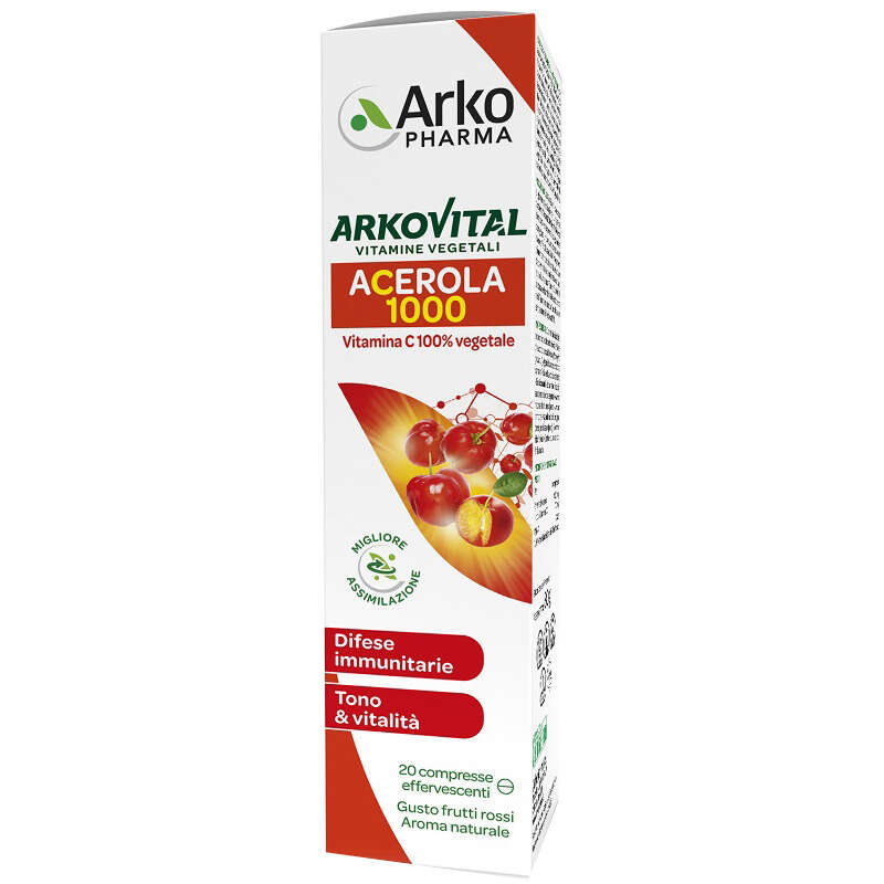 Arkofarm - Arkovital acerola 1000 effervescente 20 compresse