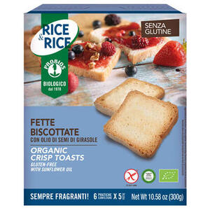 Probios - Rice&rice fette biscottate con olio di semi di girasole 300 g