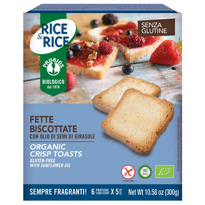 Probios - Rice&rice fette biscottate con olio di semi di girasole 300 g