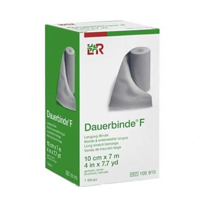 Dauerbinde f - Benda elastica  alta estensibilita' compressione leggera 10x700cm 1 pezzo