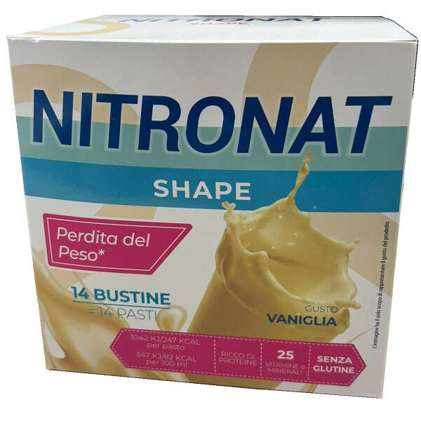 Nitronat shape cioccolato - Nitronat shape vaniglia 14 bustine